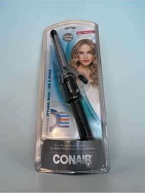 Conair, 3/4” Curling Iron 19mm Instant Heat Hair Curler, Dual Voltage